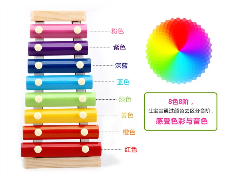 Ребенок Октава игрушка пианино ксилофон младенец молодой развивающая игрушка Дети музыкальный инструмент пианино 1-2-3-лет 8 месяцев