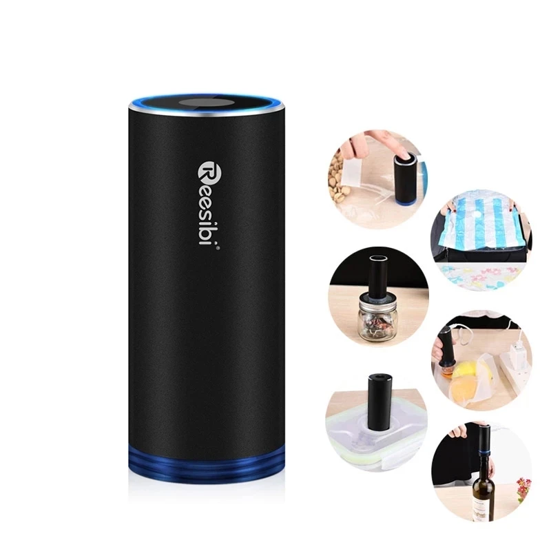 Bomba de aire eléctrica para almacenamiento al vacío, para el hogar, viajes, ropa, mantas, alimentos, Sous Vide, embalaje al vacío, bolsas de ahorro de alimentos