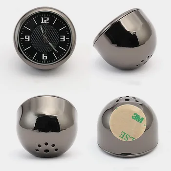 

NewCar Clock Watch Modified Car Interior Electronic Quartz Watch Car Decoration customize logo For BMW Benz