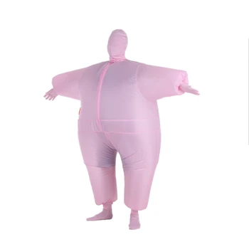 

Funny Adult Size Inflatable Full Body Costume Suit Blow Up Fancy Dress Halloween Sports Party Fat Inflatable Jumpsuit Costume