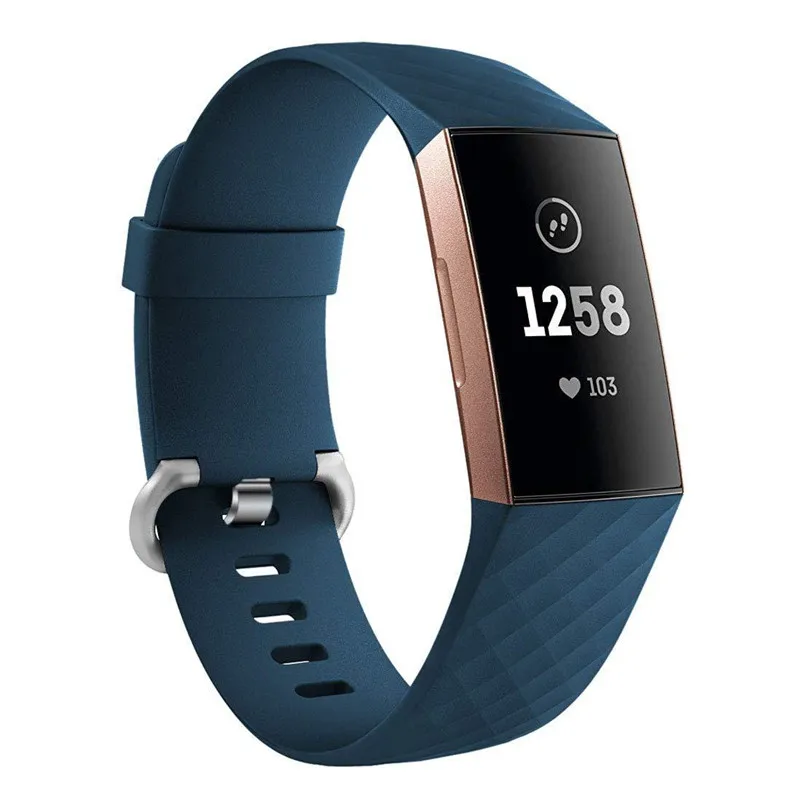 Оригинальный официальный ремешок для Fitbit Charge 3 сменные спортивные аксессуары