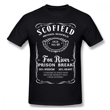

Prison Break T-shirt For Men Plus Size 5XL 6XL Couple Shirt