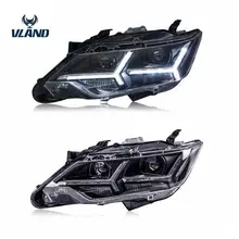 VLAND завод для автомобильных фар для Camry xenon head LMAPs с поворотным сигналом+ светодиодный дневные ходовые огни