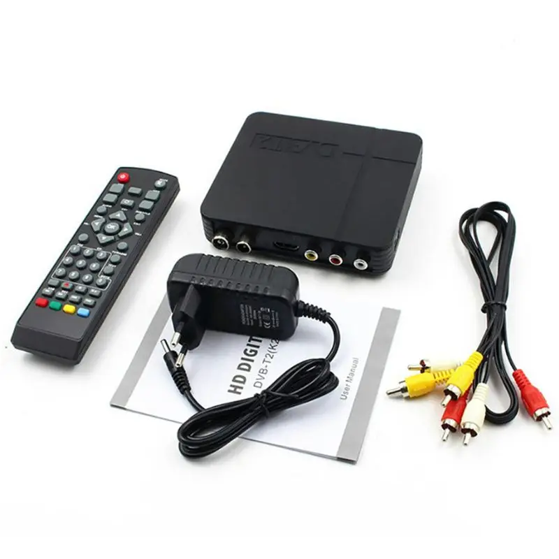 Мини модель DVB-T2 K2 телеприставка DVB-T2 Full HD цифровой наземный приемник тюнер