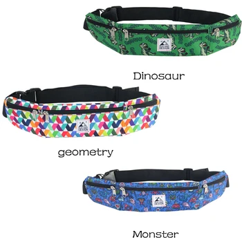 

Unisex Floral Print Waist Pack Mini 7 Inches Waterproof Running Cycling Camping Pack Waist Bag