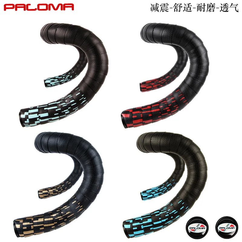 PALOMA 2PCS Road Bike Handlebar Tapes Anti Vibration Cycling bend Handle Wrap Belt Non Slip