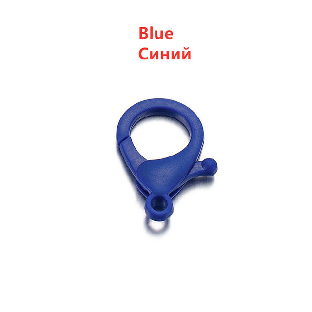Colorful Plastic Lobster Clasps Clips Hooks Buckle Snap Hook Bag Keychain For DIY Jewelry Making Accessories Wholesale