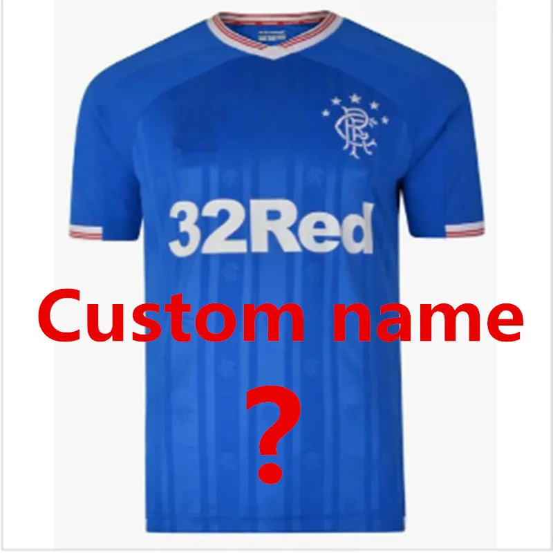 Глазго Рейнджерс футбольные майки Morelos Windass Dorrans Candeias Tavernier Pena Rangers Jersey19 20 Домашняя футбольная рубашка - Цвет: shirt