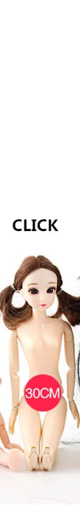 1/3 BJD куклы девочка кукла 60 см 21 раскладные игрушки 4D реальный глаз многоцветные волосы имплантаты ресницы ребенок Обнаженная Тело Игрушка для девочек подарок