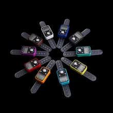 Цифровой Гольф Спорт палец ручной кольцо Tally счетчик w/часы время ЖК-дисплей Прямая поставка поддержка