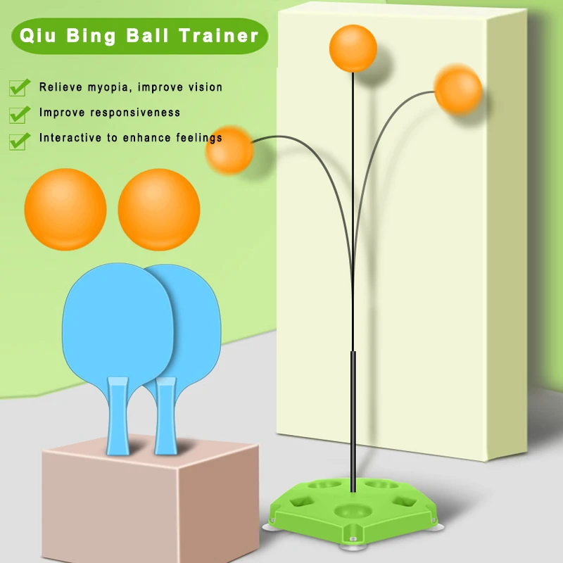 

Table Tennis Trainer Soft Shaft Training Machine Kit Elastic for Pingpong Home SDF-SHIP