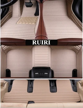 

High quality! Custom special car floor mats for Volkswagen Touran 7 seats 2014-2004 non-slip waterproof carpets for Touran 2009