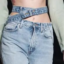 Весна Высокое качество женские Полые jaens женские прямые джинсовые штаны повседневные длинные брюки ddxgz2 12,26