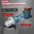 Drillpro 125MM Brushless Electric Angle Grinder 4 Speed Cutting Machine Power Tool +Lithium-Ion Battery For Makita 18V Battery