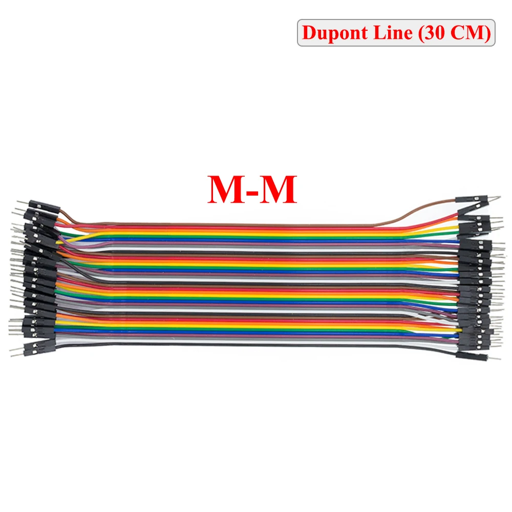 Versatile Dupont Jumper Wire Set for DIY Electronics – 10cm/20cm/30cm Lengths