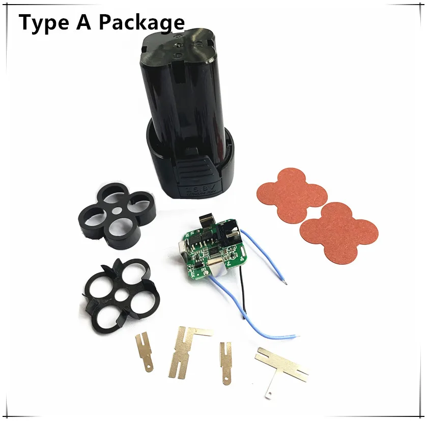 4S Type A Package 3S 12V 4S 16,8 V DC электрические инструменты ручная электрическая дрель питания литий-ионная батарея Защитная плата BMS схема 18650 сотовых пакетов 20A PCB - Цвет: 4S Type A Package