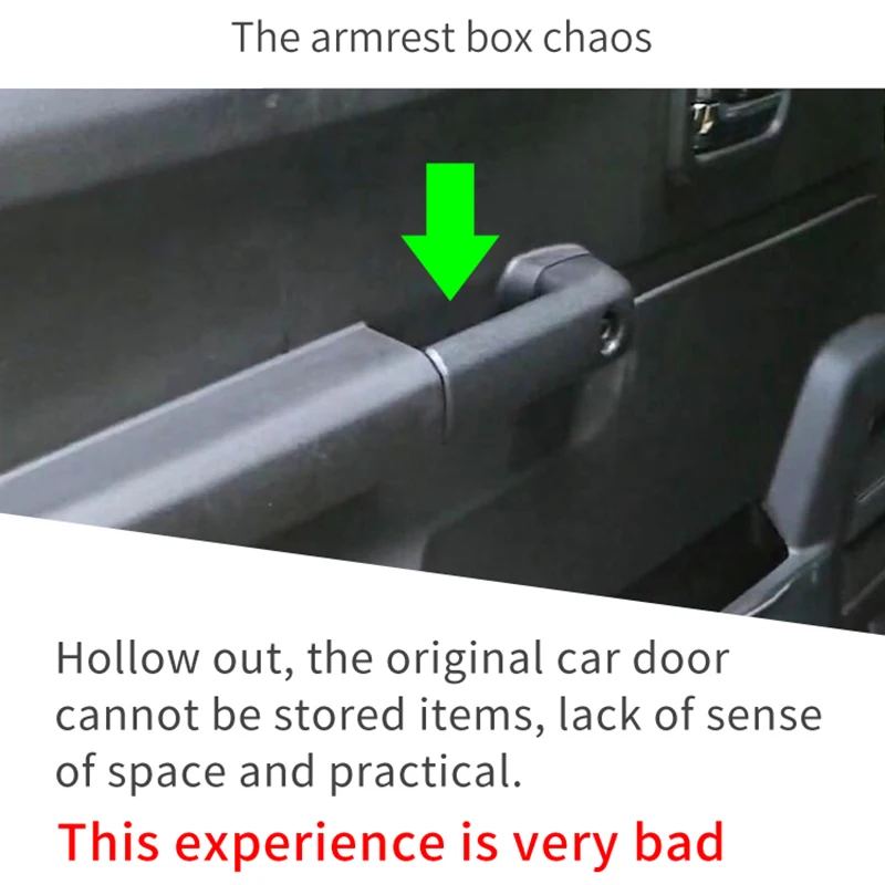 Door Handle Storage Box Armrest Box Front Door Accessories for Suzuki Jimny Container Holder Tray Car Organizer