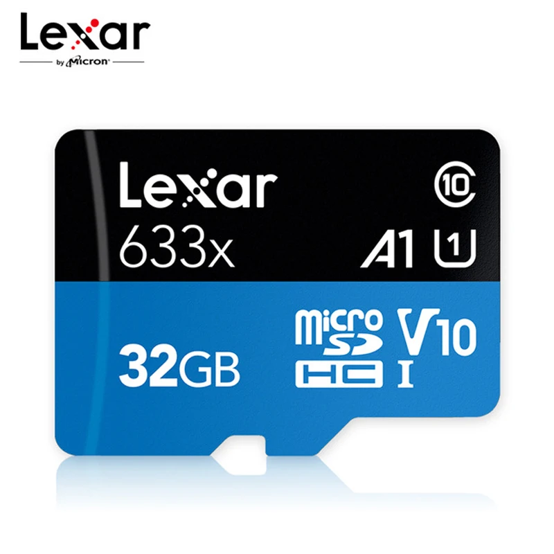 Карта памяти Lexar Micro SD 256 ГБ 128 высокая скорость до 95 м/с 64 класс 10 633x TF карта 32