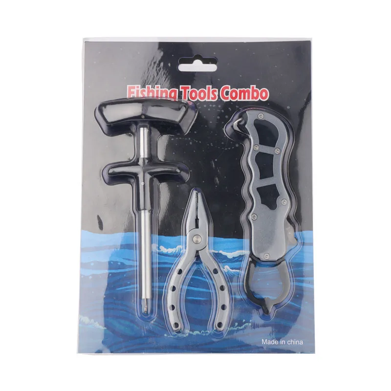 

Portable Mini Fishing Tool Kit Forceps Disgorger Fish Grip Fish Pliers 3 Pieces 3PCS