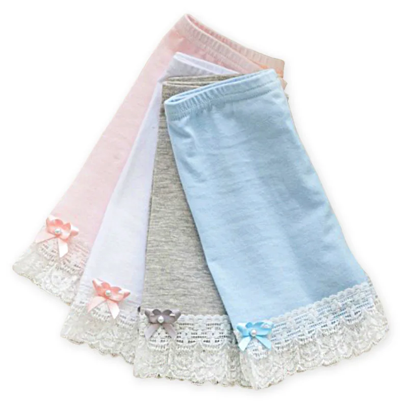 Детская одежда; летняя одежда для девочек; хлопковая кружевная основа в Корейском стиле; шорты для детей; 61014