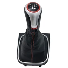 Для Фольксваген Гольф 5/6 MK5/MK6 Scirocco(2009) Octavia ручной рычаг переключения передач Ручка крышка багажника Gaiter автомобильный Стайлинг