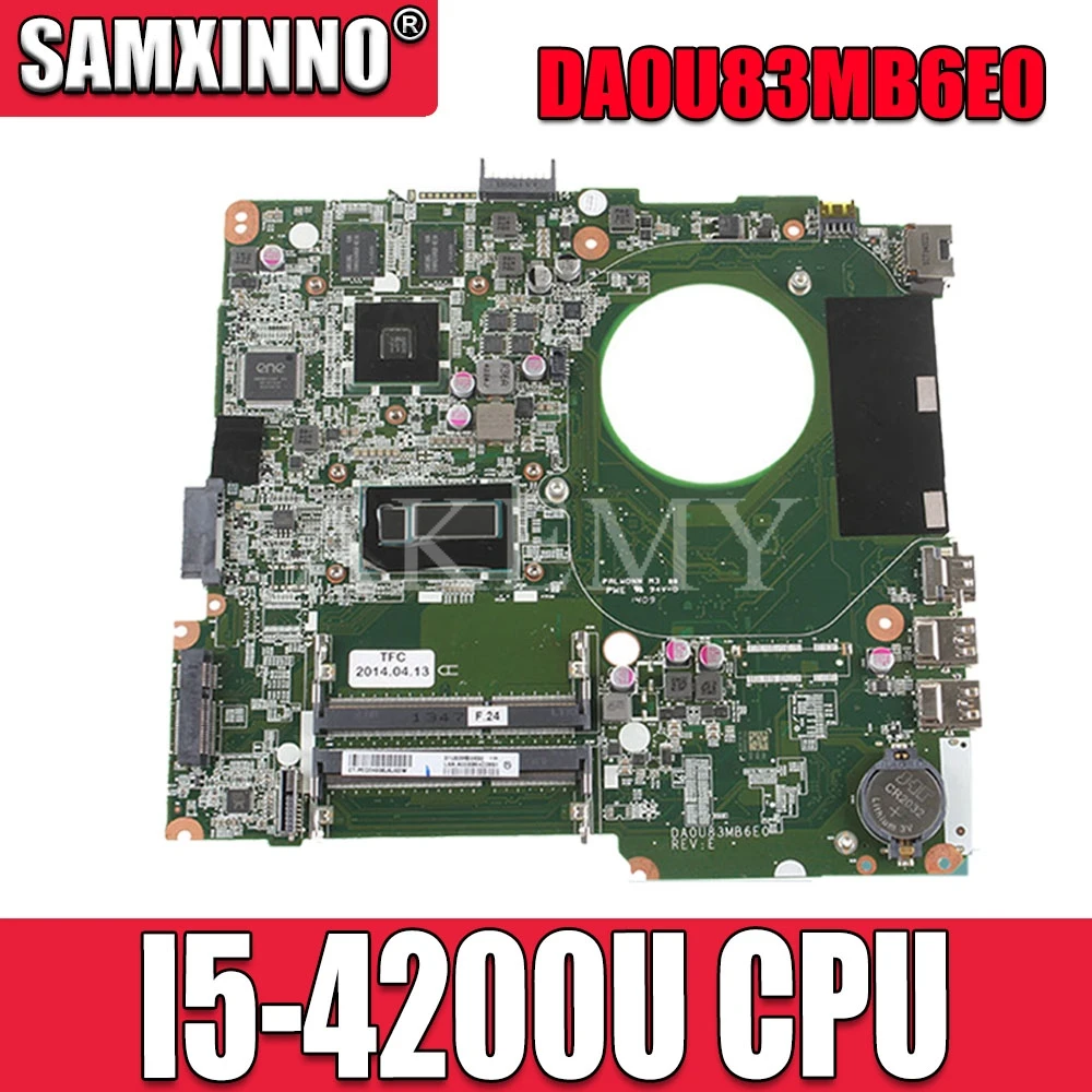 Высокое качество 734426-501 734426-001 734426-601 для For HP 14-N материнская плата I5-4200U DSC 8670M 2GB