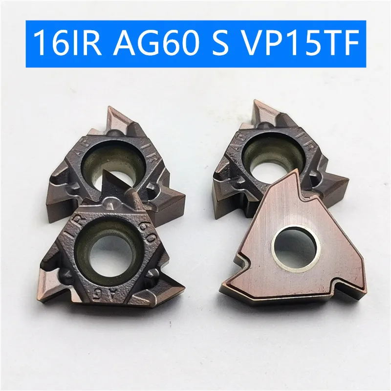 10PCS MMT 16IR 16ER AG60 S UE6020 VP15TF MMT16IR MMT16ER Pressed thread turning tool CNC machine tool turning parts