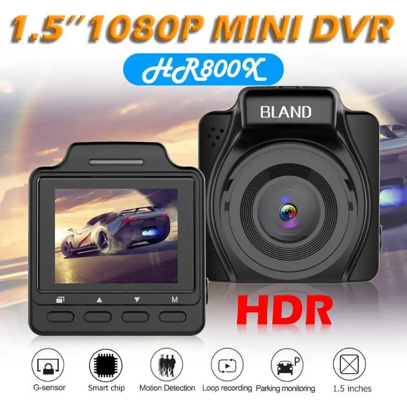 Мини HD1080p 120°view Автомобильный видеорегистратор Камера Sunper ночная версия 24H 1,5 дюймов ЖК-видеорегистратор захватывающий маленький DV внешний вид дизайн стиль