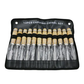 

12pcs/Set New Multi Tool Hand Wood Carving Chisels Tools Kit For Basic Woodcut DIY