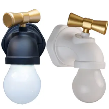 

Voice Control Led Faucet Night Light Home Decoration Lights USB Rechargeable Creative Atmosphere Lights USB Rechargeable