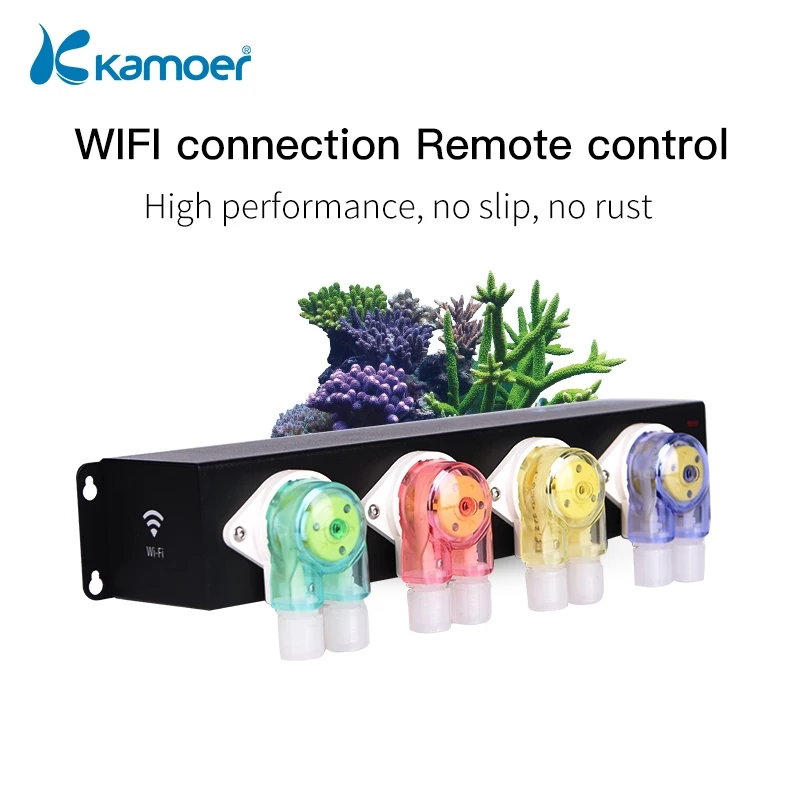 Насос для дозирования аквариумов Kamoer F4 PRO Wifi с дистанционным управлением насосом