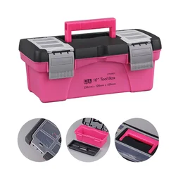 Boîte à outils en plastique Portable, boîte de rangement rigide, électricien boîte à outils composants nécessités quotidiennes, organisateur d'outils valise domestique 