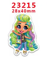 PR-23215 Наборы для творчества Герой мультфильма с плоской задней частью Плоские наклейки 30 штук. PR-23196-23215 - Цвет: PR-23215