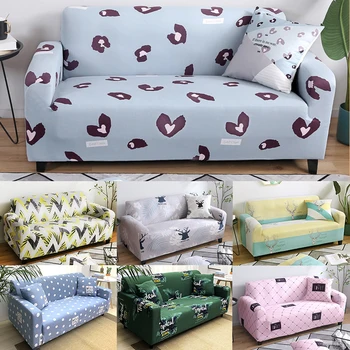 

Claroom Geometry Leopard Print Elastic Couch Sofa Cover For Room1/2/3/4-seater RT51# Cover Cover Living Furniture Sofa