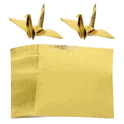 100pcs Folding Paper Square Paper Beautiful Origami Paper Handicraft Paper
