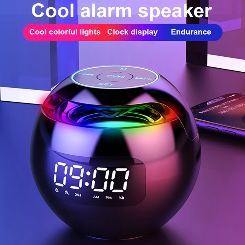 Clock Speakers Mini Bluetooth Speaker Alarm Clock Wireless Sound Box with LED Display for Home Outdoor Travel Pink,Alarm Clock Speaker Clock Speakers Mini Bluetooth Speaker Alarm Clock Wireless Sound Box with LED Display for Home Outdoor Travel Pink,Alarm Clock Speaker