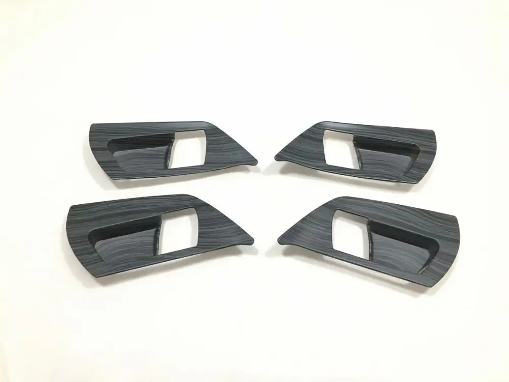 For Toyota RAV4 ABS Chrome Car body Door inner built Handle Bowl Cup Cover Trim Insert Cover Sticker frame lamp - Название цвета: Model 3