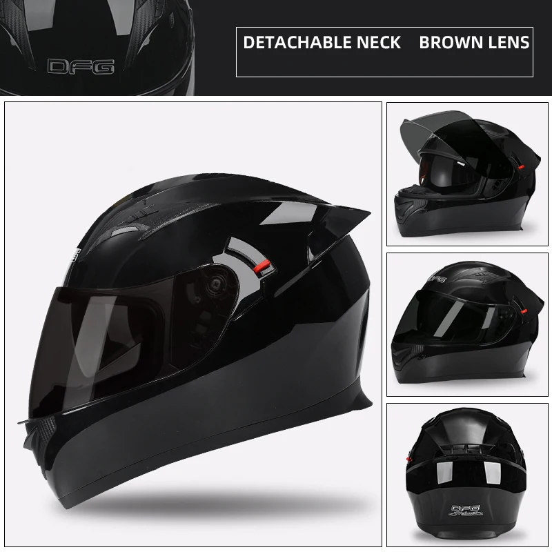 Внедорожный мото rcycle шлем полное лицо Casco moto cross Профессиональный мото rbike ATV горные гонки Dirt Bike для мужчин и женщин - Цвет: Bright black helmet