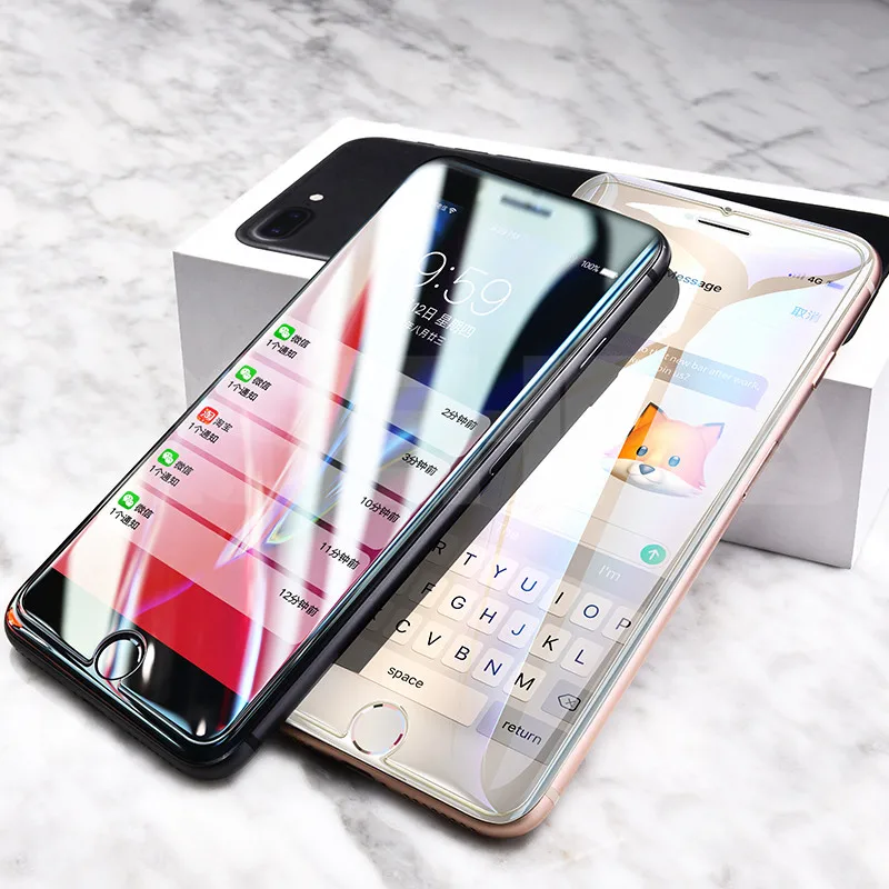 9H HD закаленное стекло для iPhone X XS Max XR 6 6s 7 8 Plus 5s 10 Защитное стекло для экрана на iPhone 7 8 6 Plus X 5 стекло
