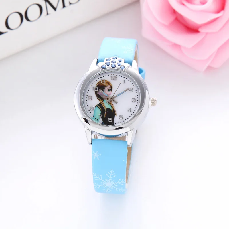 

Frozen Kids' Watch GIRL'S Girls Quartz Watch Young STUDENT'S Cute Cartoon Snow White Princess Watch