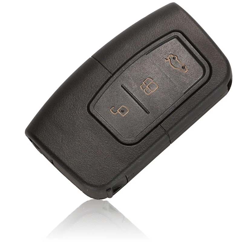 Jingyuqin дистанционный 3b автомобильный чехол для ключей, брелок для Ford Smart Key Shell с маленьким брелоком пустой