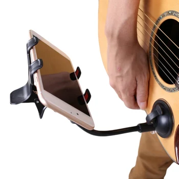 

Phone Support Holder Stand For Guitar Street Singing Lyrics Song Sucker Suction Cups Musicians Guitar Mount Mobile Holder NEW