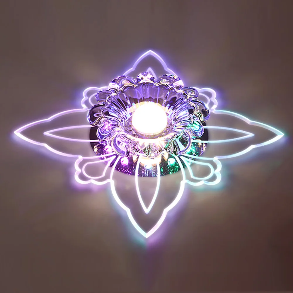 

Beautiful Light Ceiling Lamp Decoration Crystal For Corridor Porch Living Room Romantic LED