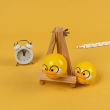 Mini jouet de basket Ball gonflable en caoutchouc, canard de dessin animé mignon, balle à presser, Anti anxiété, pour enfants et adultes, jonglerie, saut, 6cm 9cm
