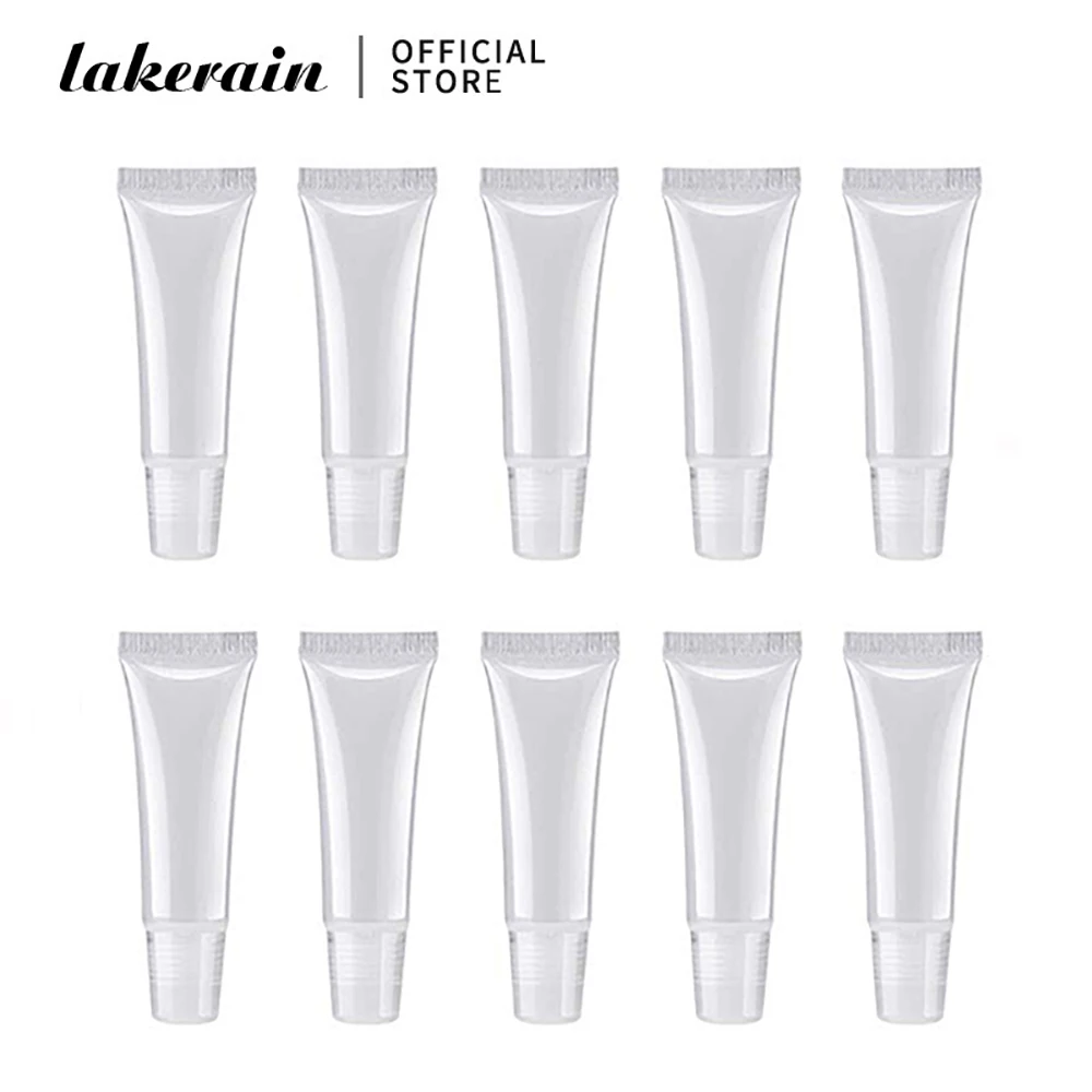 DIY Lip Gloss Kit Moisturizing Clear Lip Gloss Base Gel 200ml Lipgloss Tube Pigment Powder Glitter Flavor Essence Flavoring