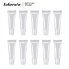 DIY Lip Gloss Kit Moisturizing Clear Lip Gloss Base Gel 200ml with Lipgloss Tube Pigment Powder Glitter Flavor Essence Flavoring 5