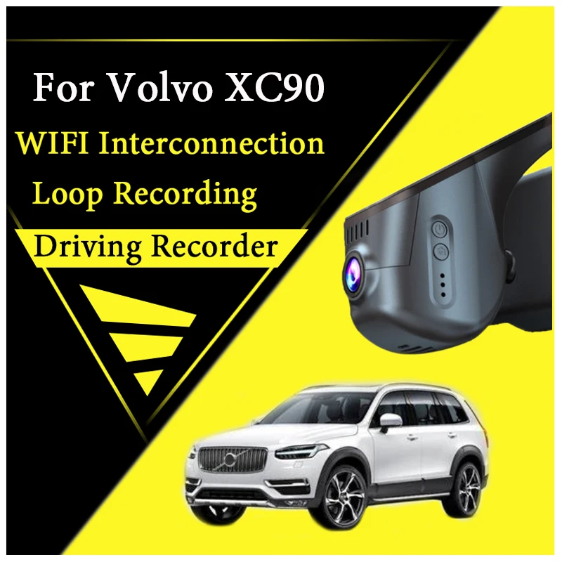 For Volvo&nbsp;XC90 2015~2020 Car Road Record Dash Camera Driving Video Recorder WiFi DVR C GJ