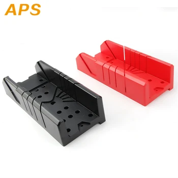 

1pcs 12" Plastic Mitre Box Woodworking Clamping Cuts Miter Slots For Woodworker Woodcarver Carpenter