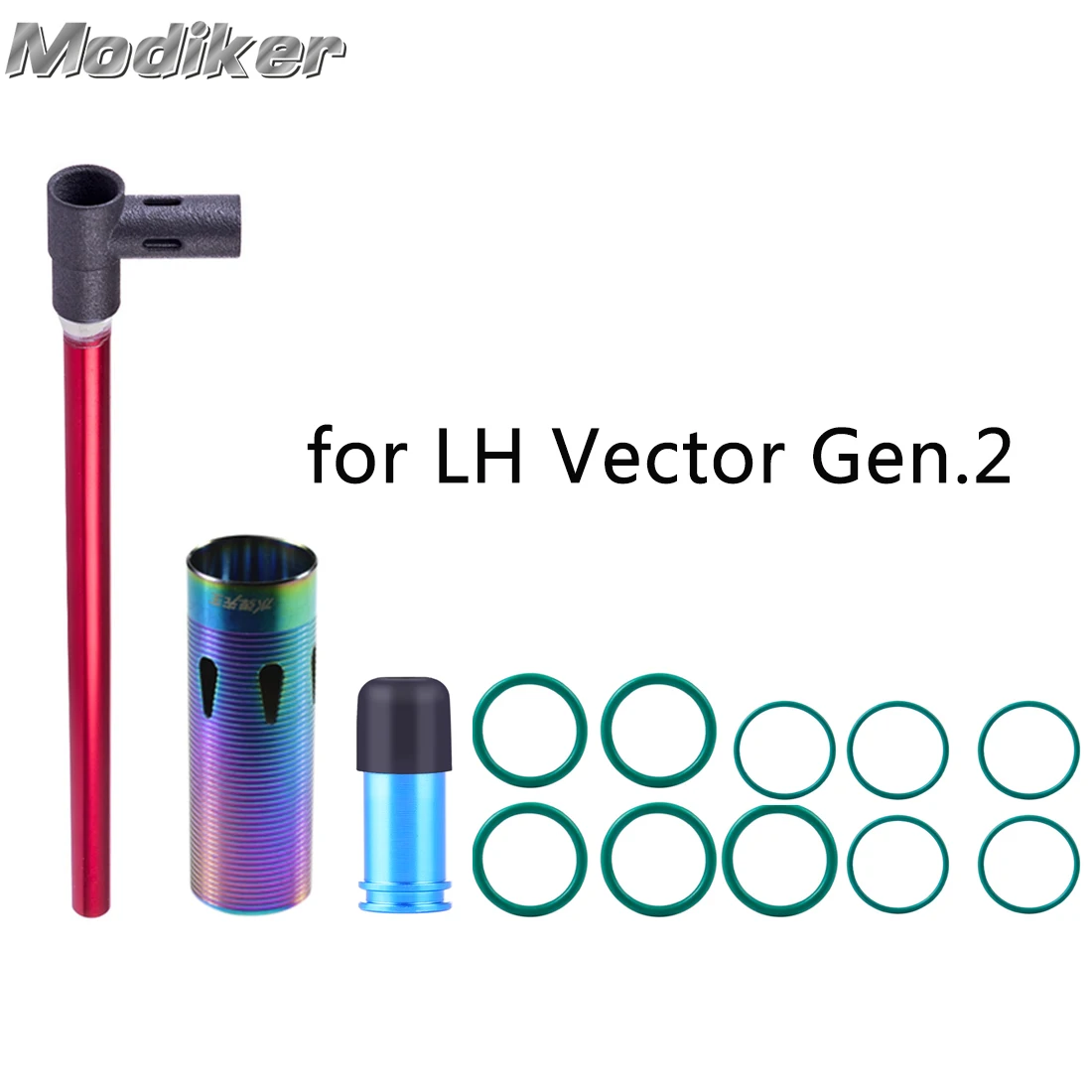 

MODIKER 60% Swallow Tail Multihole Air Cylinder Airtight O Ring Air Seal Nozzle for LH Vector Gen.2 Water Gel Beads Blaster