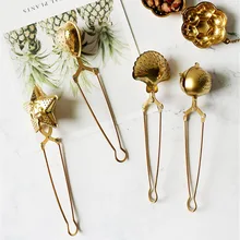 Чайный заварочный многоразовый металлический корпус из нержавеющей стали с узором в виде сердца и звезды, чайный сито для муки, гаджет, кофейный фильтр, диффузор, чайная посуда